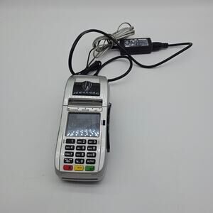 First Data FD130 Credit Card Terminal Machine With Power Cord - Works